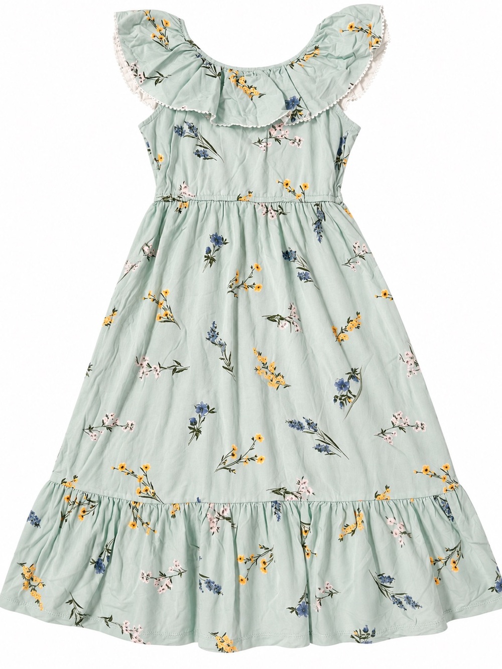Bailey Lane Floral Ruffle Detail Dress Size Small 6-7